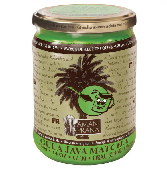 Gula Java Matcha 400g, Bio Energy- und Sportgetränk