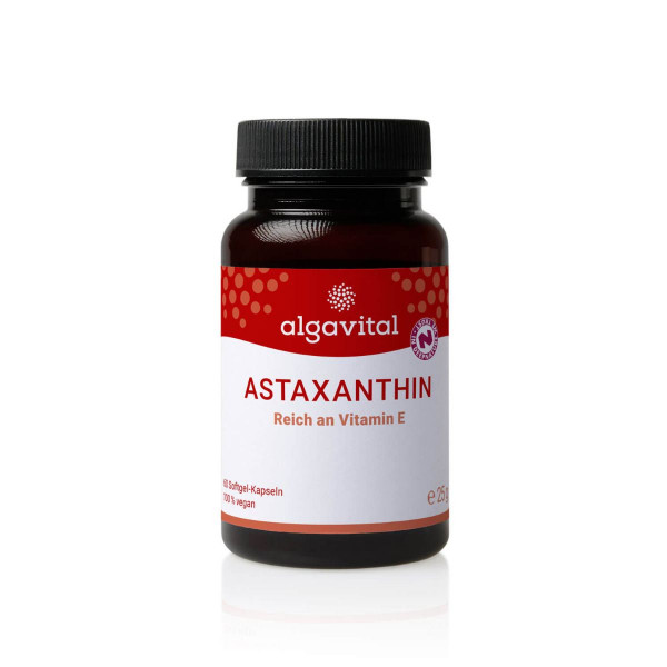 Astaxanthin, 60 Softgel-Kapseln, vegan